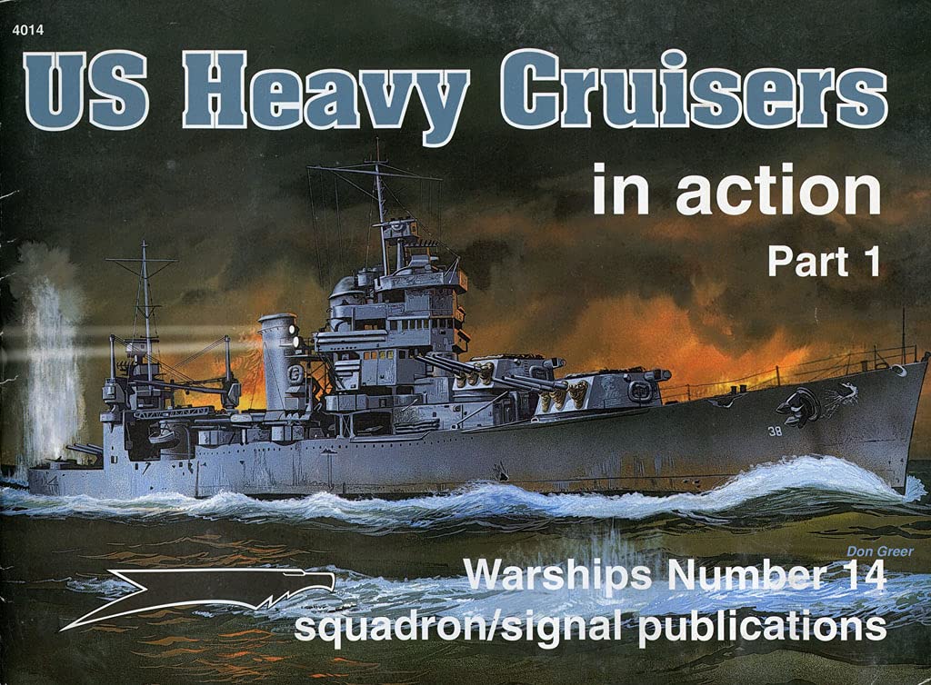 US Heavy Cruisers in action, Part 1  Warships No. 14,Used