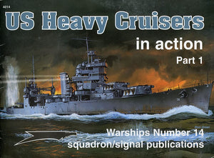 US Heavy Cruisers in action, Part 1  Warships No. 14,Used