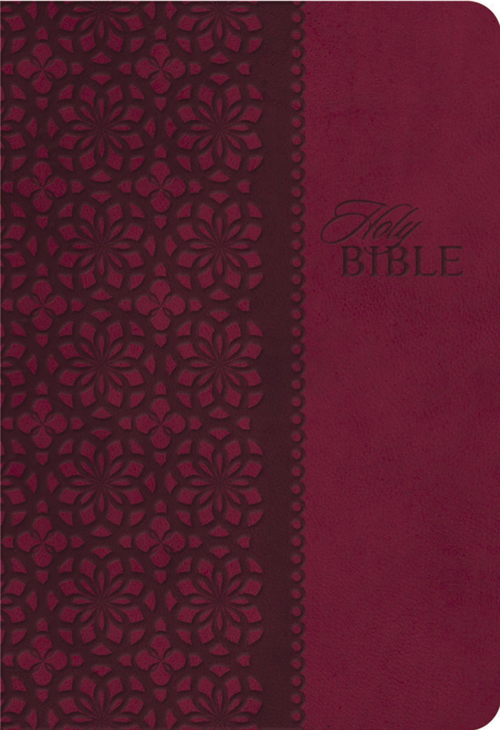 KJV Study Bible, Leathersoft, Red/Pink, Thumb Indexed, Red Letter: Second Edition,Used