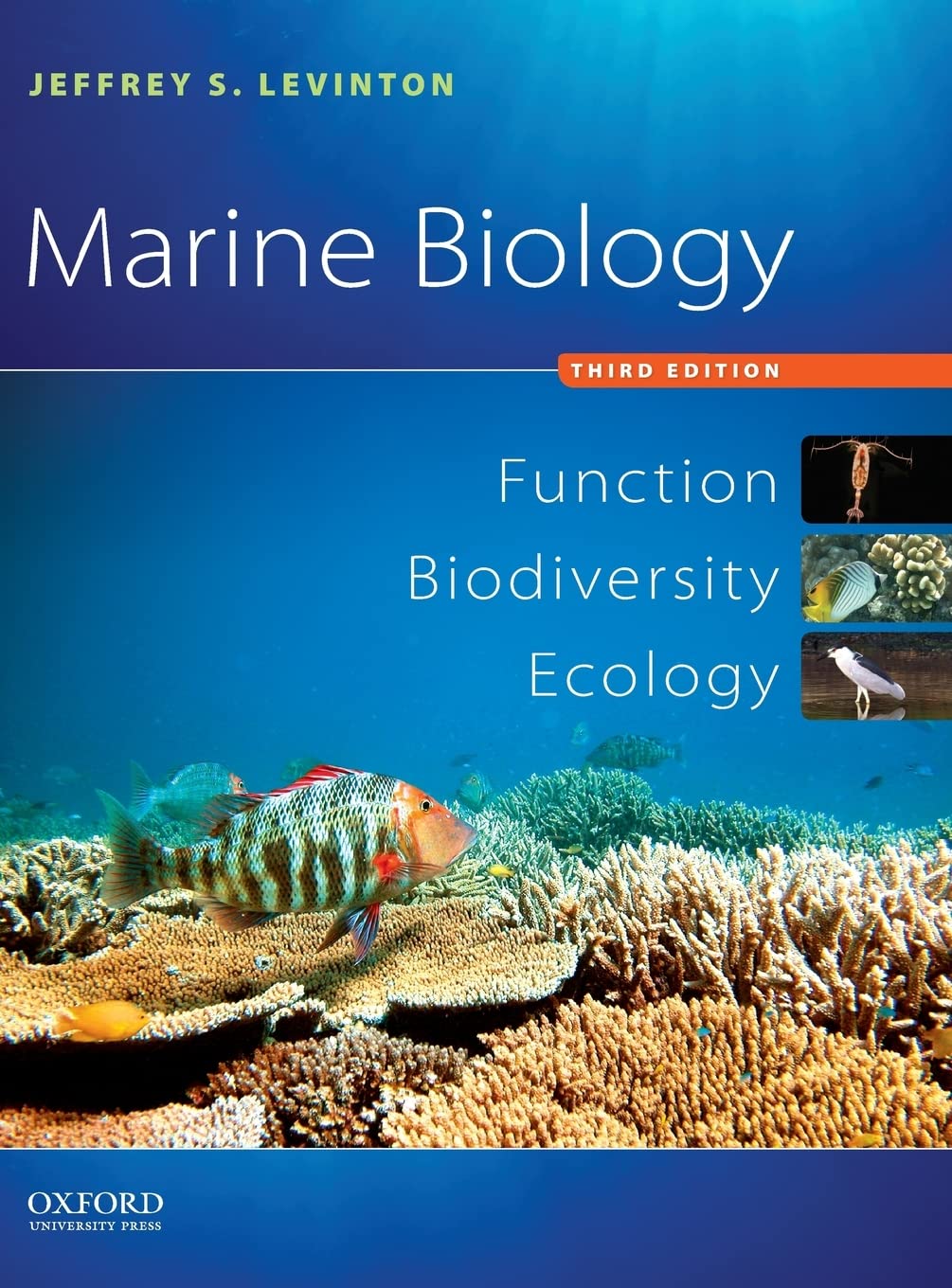 Marine Biology: Function, Biodiversity, Ecology,Used
