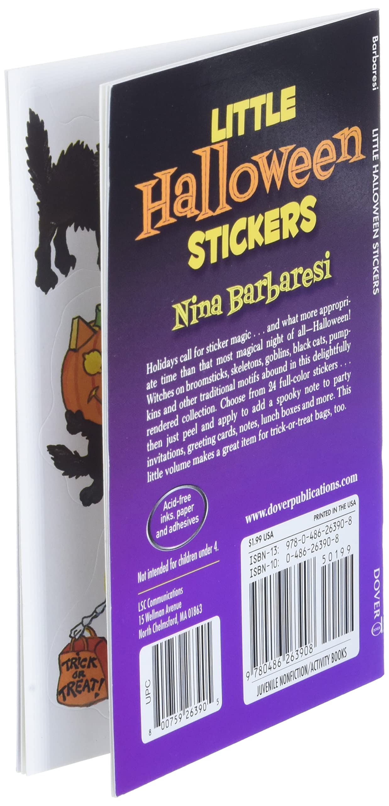 Little Halloween Stickers (Dover Little Activity Books: Halloween),Used