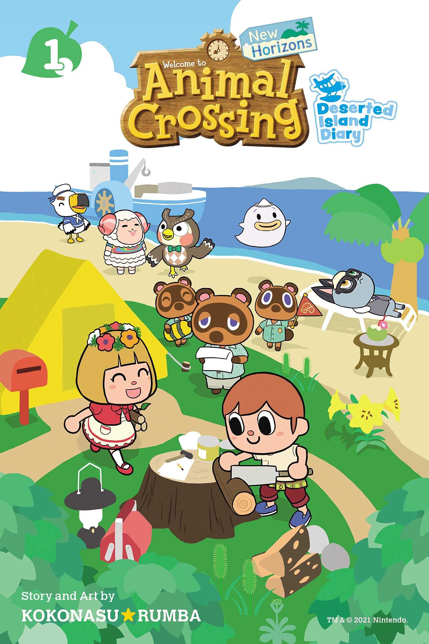 Animal Crossing: New Horizons, Vol. 1: Deserted Island Diary (1),New