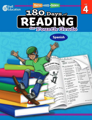 180 Days of Reading for Fourth Grade (Spanish) (180 Days of Practice) (Spanish Edition),Used