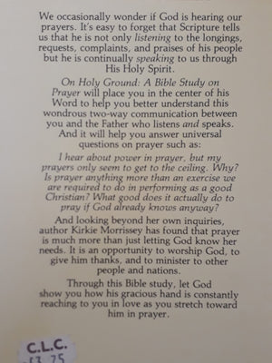 On Holy Ground: A Bible Study on Prayer,Used