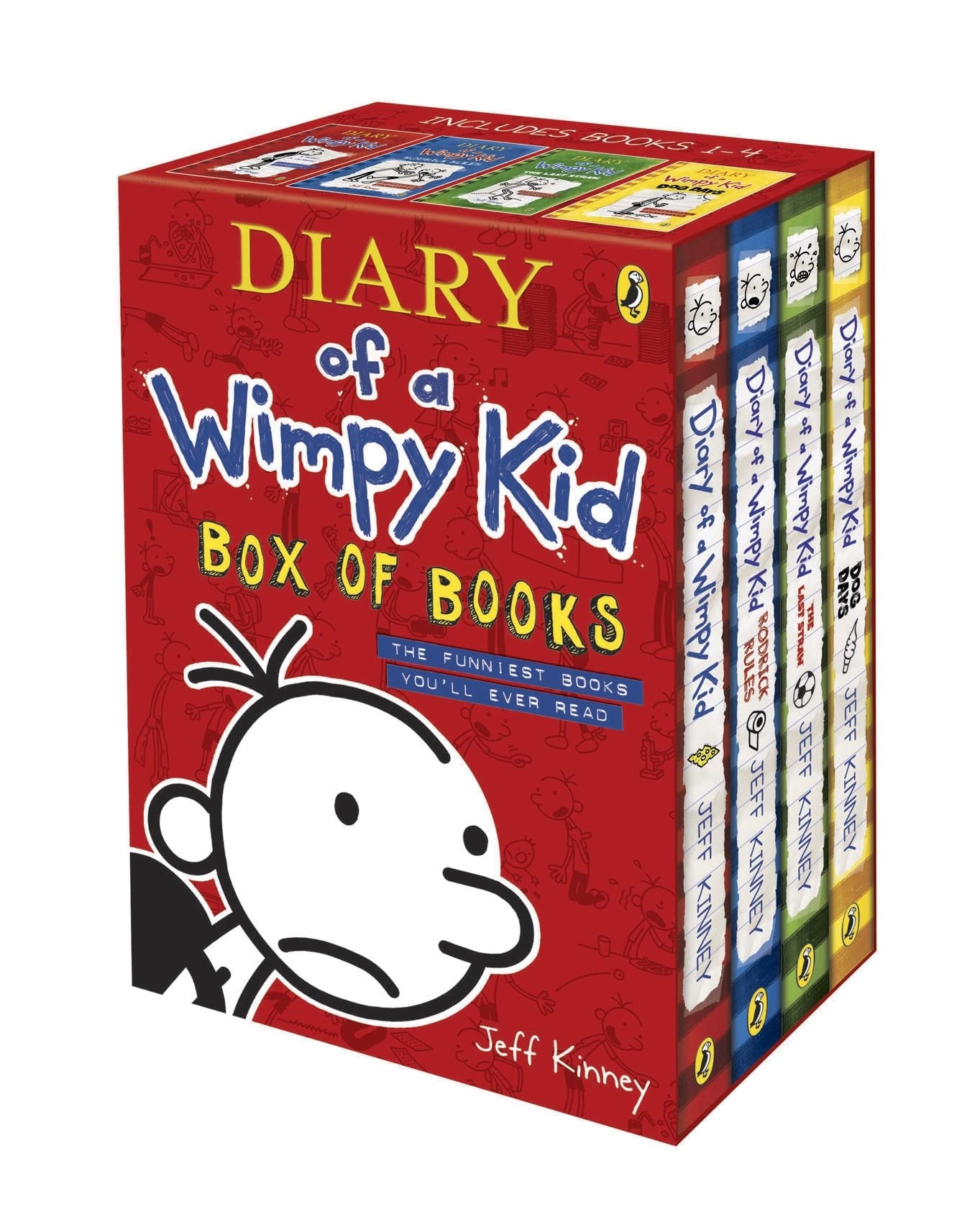 Diary Of A Wimpy Kid Box Of Books,Used