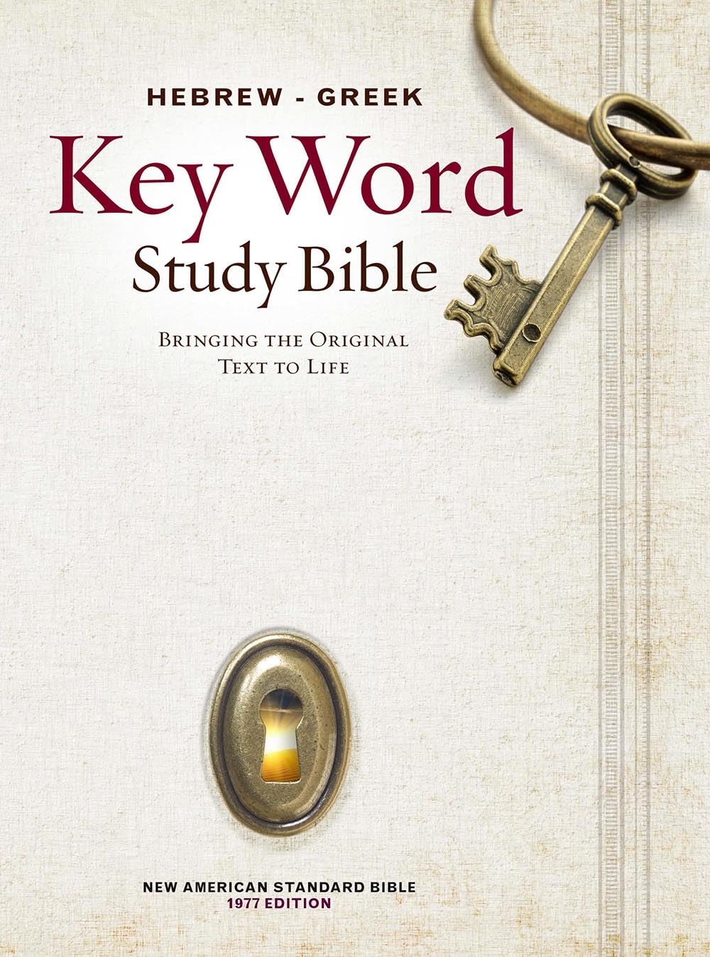 The HebrewGreek Key Word Study Bible: NASB77 Edition, Hardbound (Key Word Study Bibles),Used