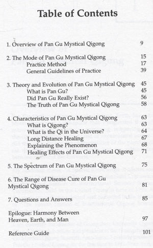 Pan Gu Mystical Qigong,New
