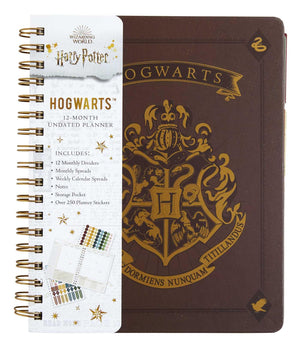 Harry Potter: Hogwarts 12Month Undated Planner: (Harry Potter School Planner School, Harry Potter Gift, Harry Potter Stationery,New