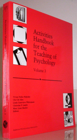 Activities Handbook for the Teaching of Psychology,Used