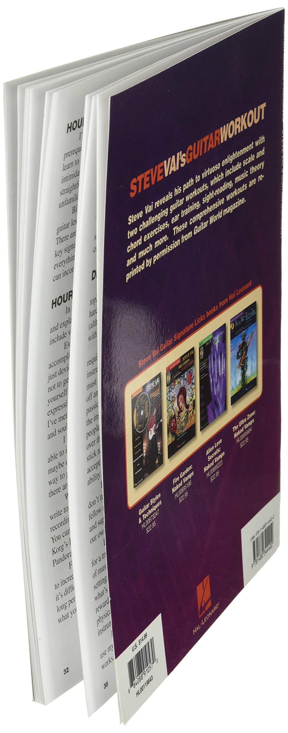 Guitar World Presents Steve Vai's Guitar Workout  Advanced Guitar Exercises, Scales, Chords, Music Theory, and SightReading  10,New