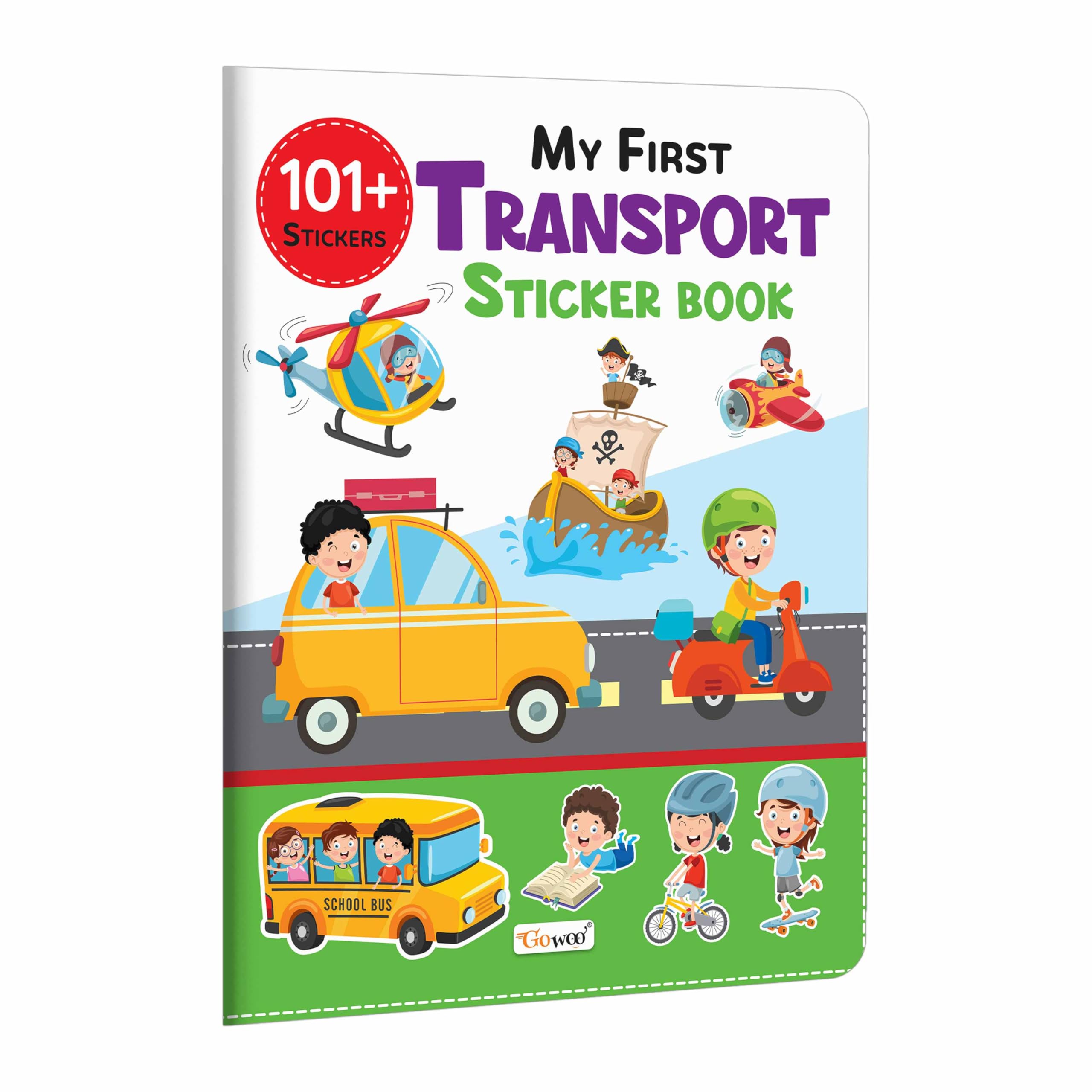 My First Transport Sticker Book: Activity Book For Children, Learning Adventures - Early Learning Fun For Kids, Sticker Learning Journey