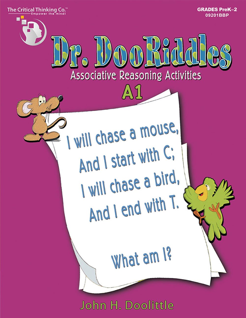 Dr. DooRiddles A1 Workbook  Associative Reasoning Activities (Grades PreK2),Used