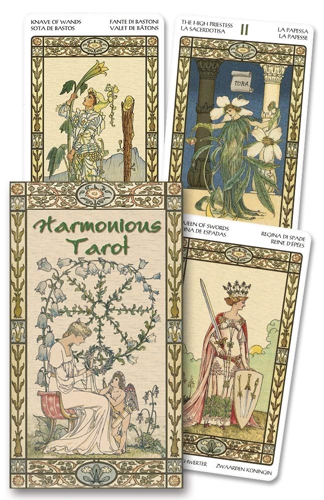 Harmonious Tarot (Lo Scarabeo Decks) (English and Spanish Edition),Used