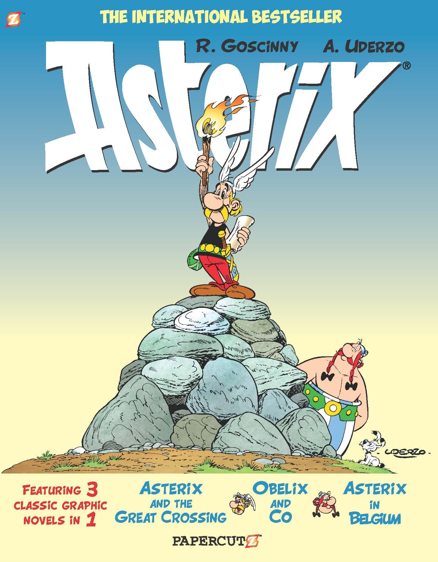 Asterix Omnibus #8: Collecting Asterix And The Great Crossing, Obelix And Co, Asterix In Belgium (8),Used