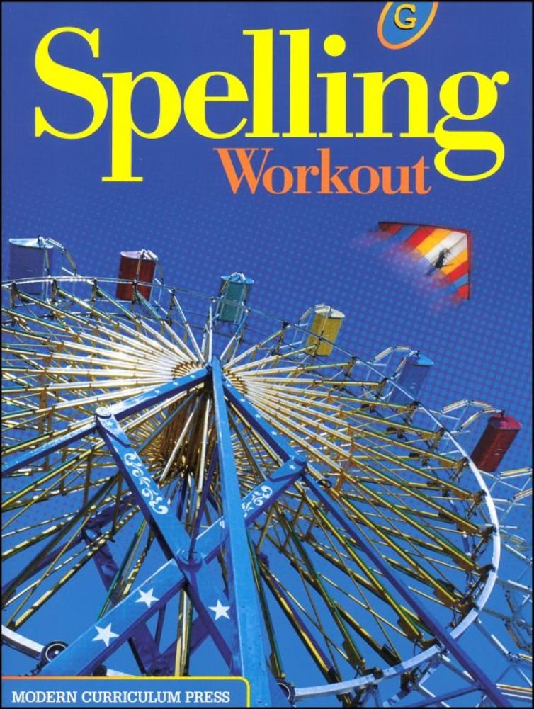SPELLING WORKOUT HOMESCHOOL BUNDLE LEVEL G COPYRIGHT 2002,Used