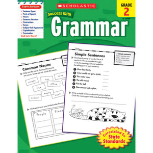 Scholastic Success With Grammar, Grade 2,New
