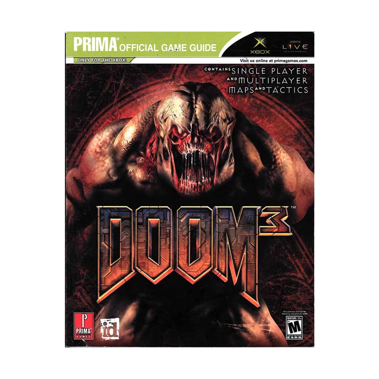 Doom 3 (Xbox) (Prima Official Game Guide),New
