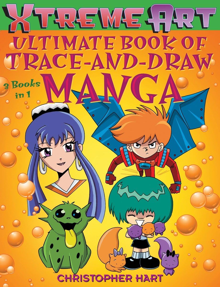 Xtreme Art (tm) Ultimate Book of TraceandDraw Manga,Used