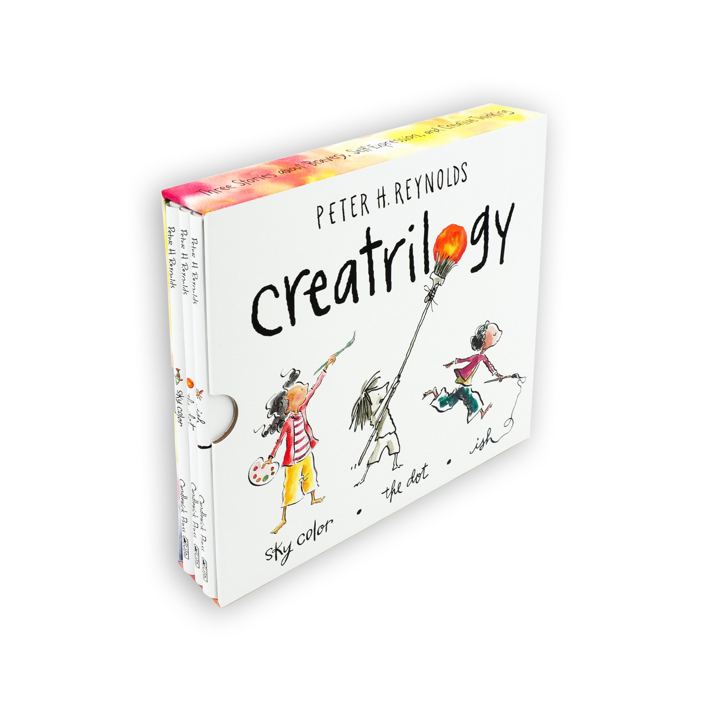Peter Reynolds Creatrilogy Box Set (Dot, Ish, Sky Color),New