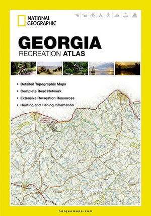 Georgia Recreation Atlas (National Geographic Recreation Atlas),Used