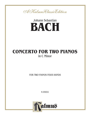 Concerto for Two Pianos in C Minor (Kalmus Edition),Used