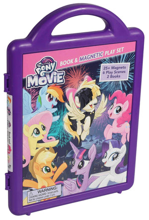 My Little Pony The Movie: Book & Magnetic Play Set,Used