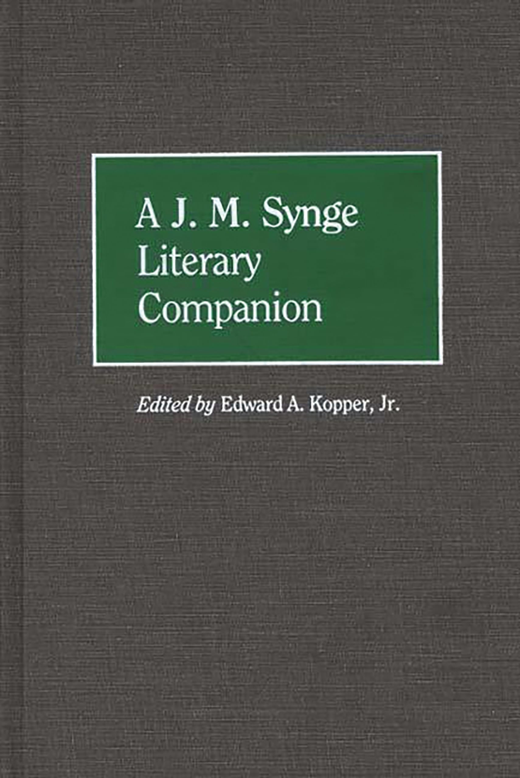 A J. M. Synge Literary Companion