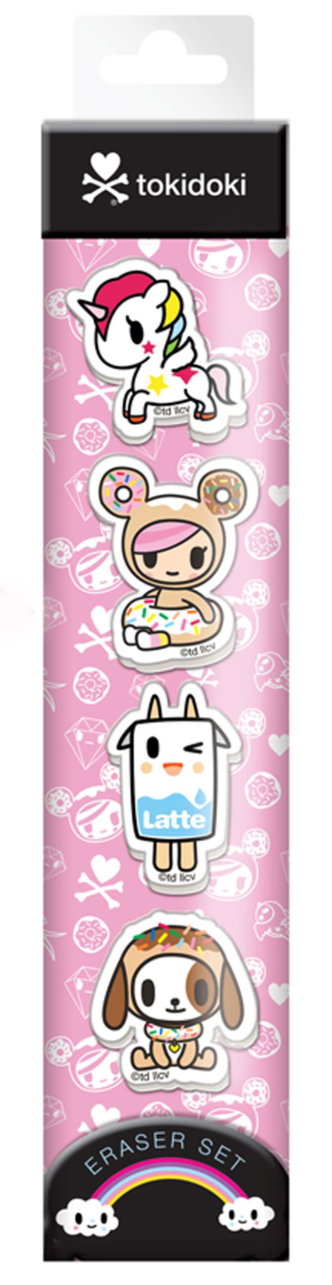 Tokidoki Eraser Set