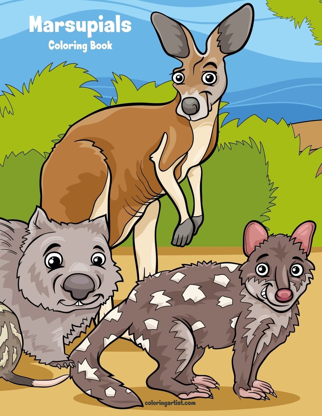 Marsupials Coloring Book 1,Used