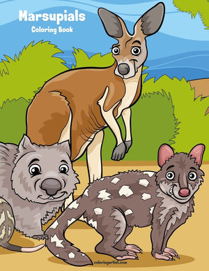 Marsupials Coloring Book 1,Used
