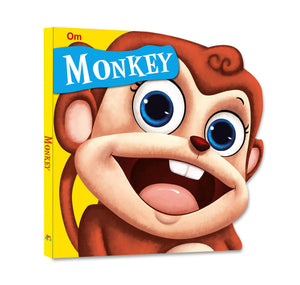 Board Book : Monkey ( Animals And Birds ) - Cutout Board Books