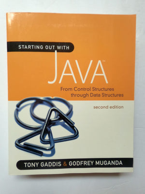 Starting Out With Java: From Control Structures Through Data Structures (Gaddis Series),Used
