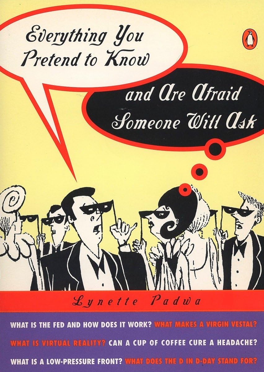 Everything You Pretend To Know And Are Afraid Someone Will Ask