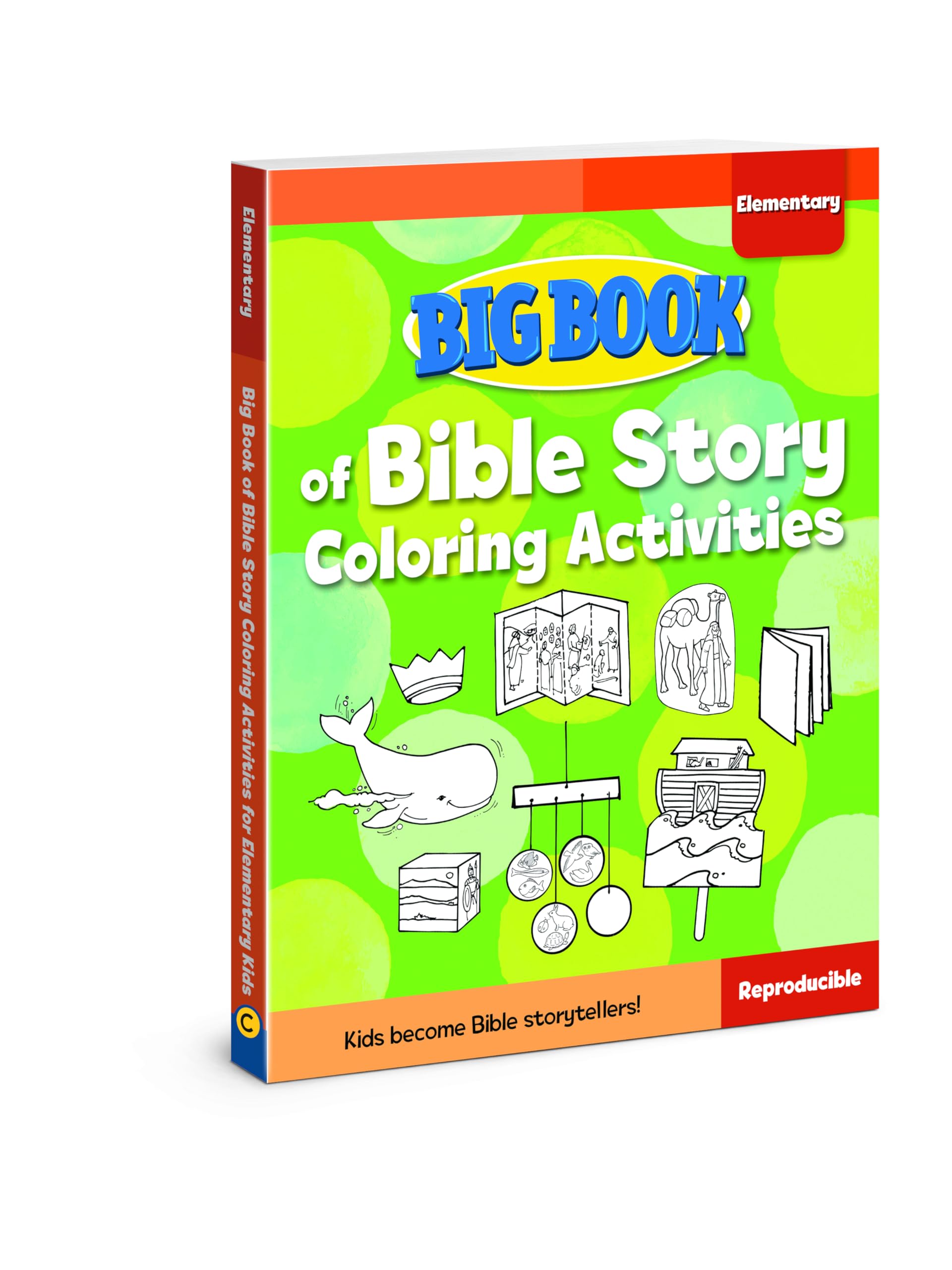 Big Book Of Bible Story Coloring Activities For Elementary Kids (Big Books),New