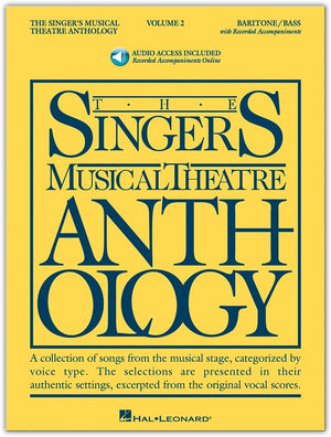 The Singer's Musical Theatre Anthology Vol. 2: Baritone/Bass BK(Singers Musical Theater Anthology),Used