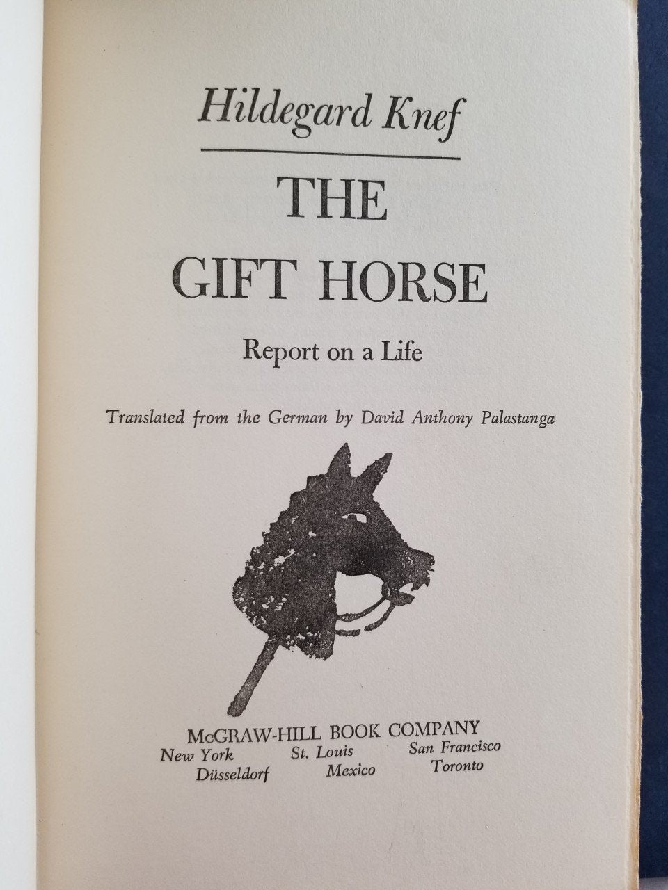The Gift Horse: Report On A Life,Used