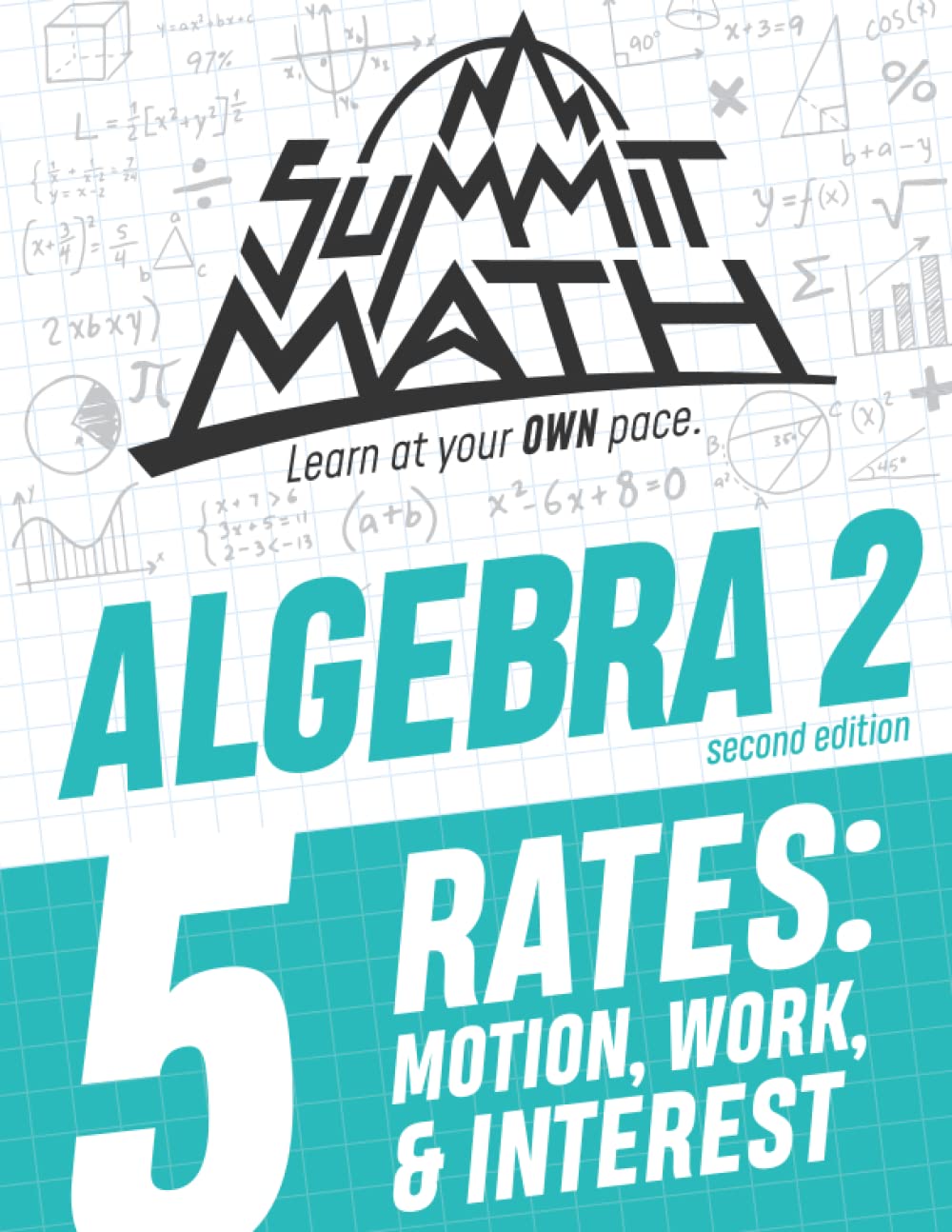 Summit Math Algebra 2 Book 5: Rates: Motion, Work and Interest (Guided Discovery Algebra 2 Series  2nd Edition),Used