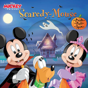 Disney Mickey & Friends: ScaredyMouse (PushPullSpin Stories),Used