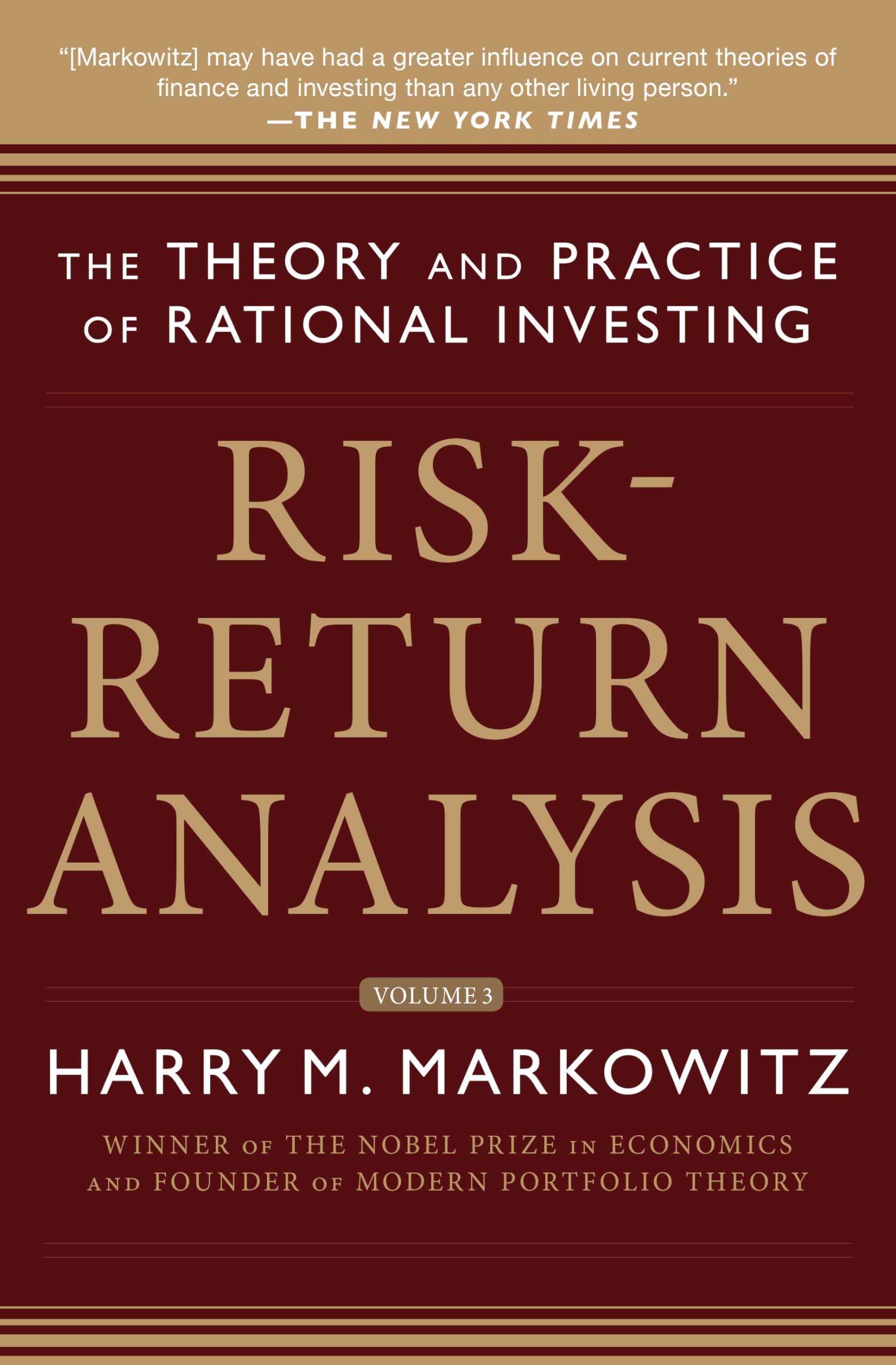 RiskReturn Analysis Volume 3,Used