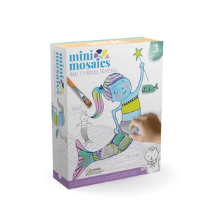 Mini Mosaics Whimsical Sea Friends: Paint And Decorate Canvas Boards With Tumbled Glass  Diy MixedMedia Craft Gift For Ages 6