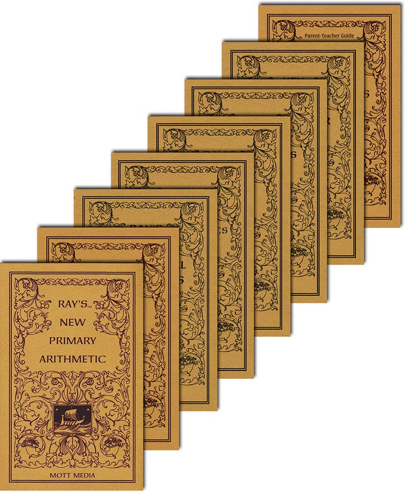 Ray'S Arithmetic Series  8 Volume Set  Story Problem Math Books. Help Your Children Learn Math And Basic Arithmetic Using A Pr,New