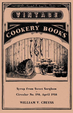 Syrup From Sweet Sorghum,New