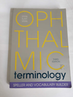 Ophthalmic Terminology: Speller and Vocabulary Builder,Used