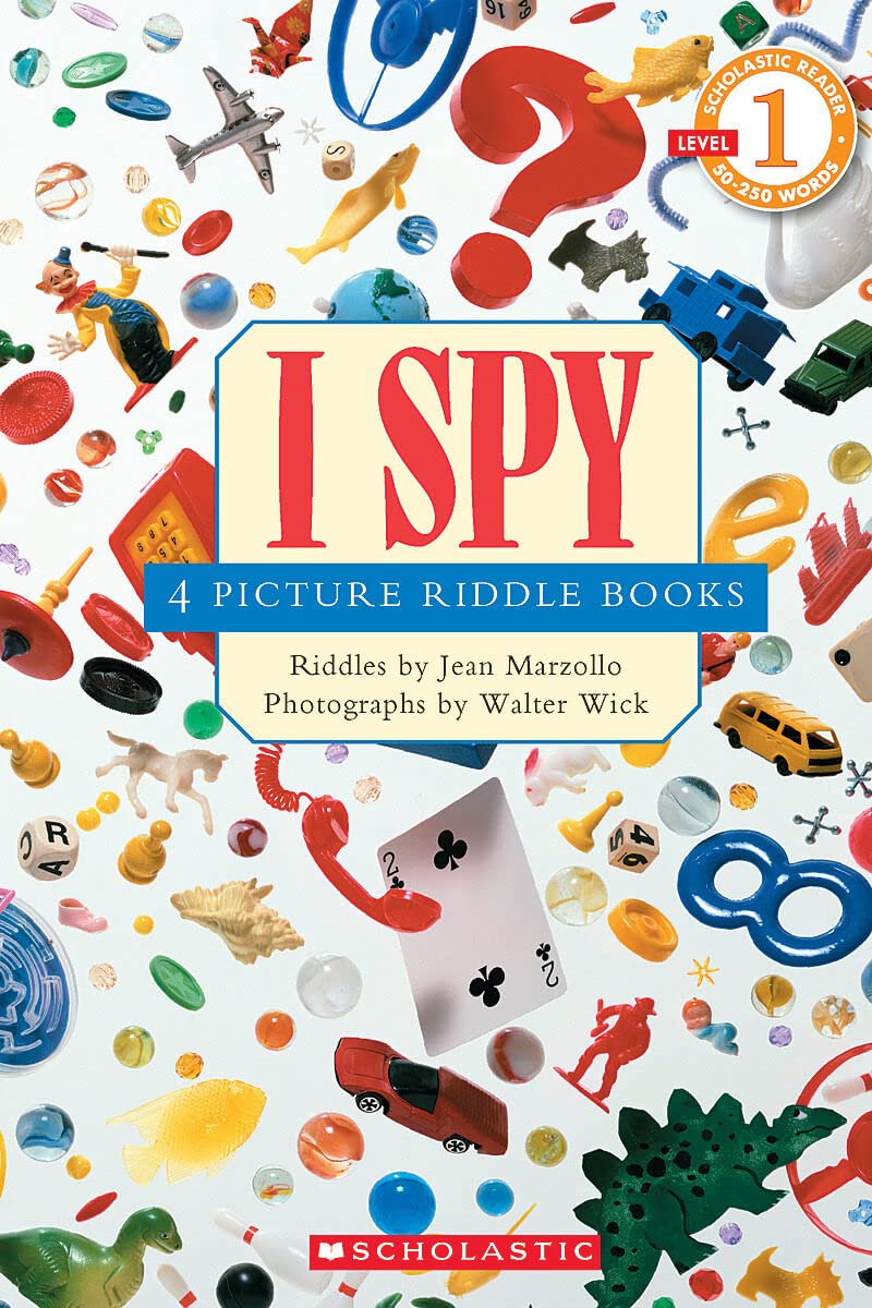 Scholastic reader, Level 1: I Spy 4 Picture Riddle Books,Used