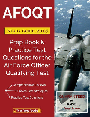 Afoqt Study Guide 2018: Prep Book & Practice Test Questions For The Air Force Officer Qualifying Test,Used