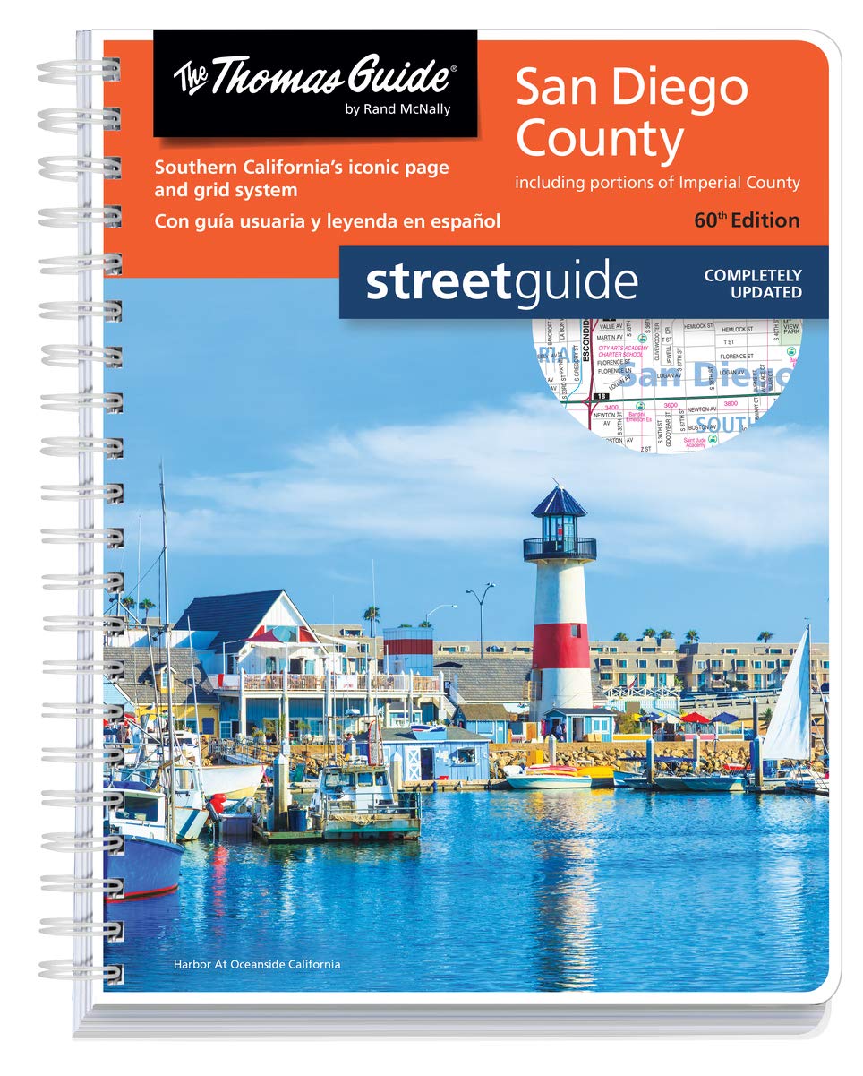 The Thomas Guide San Diego County Streetguide (English and Spanish Edition),Used