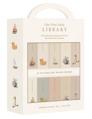 Our Very Little Library Board Book Set: A Foundational Language Vocabulary Board Book Set for Babies (Our Little Adventures Seri,New
