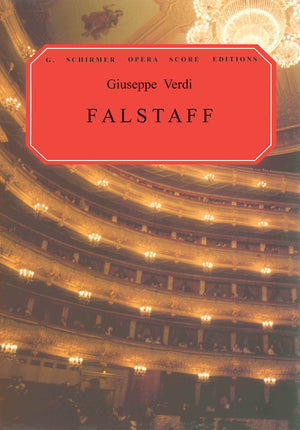 Falstaff: Vocal Score,Used