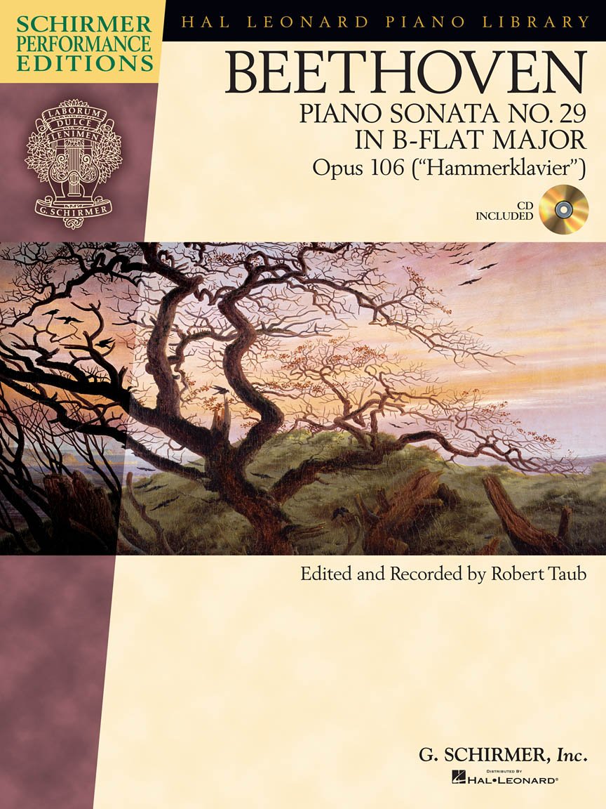 Beethoven: Sonata No. 29 in Bflat Major, Opus 106 (Hammerklavier) (Schirmer Performance Editions),Used