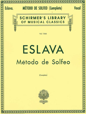 Metodo de Solfeo  Complete: Schirmer Library of Classics Volume 1366 Voice Technique (Schirmer's Library of Musical Classics),New